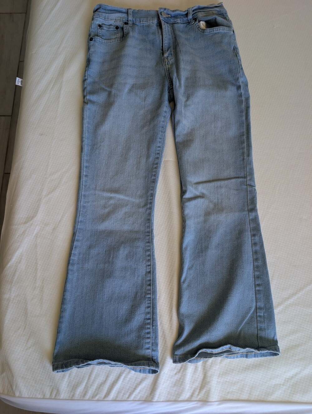 Levi's 726 Series Flare Women's Blue Stretch Denim Jeans Size 14, Cowgitl,